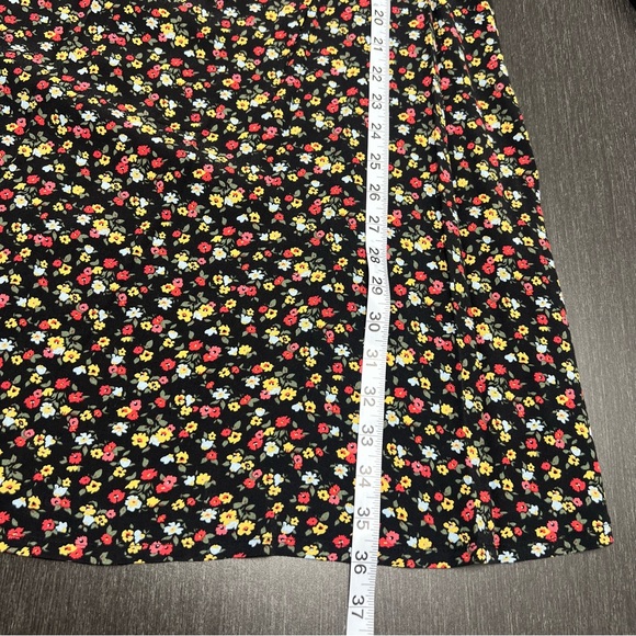 The Nines by Hatch Maternity NWT Black Ditsy Floral Maternity Dress Size: XL - Picture 9 of 12